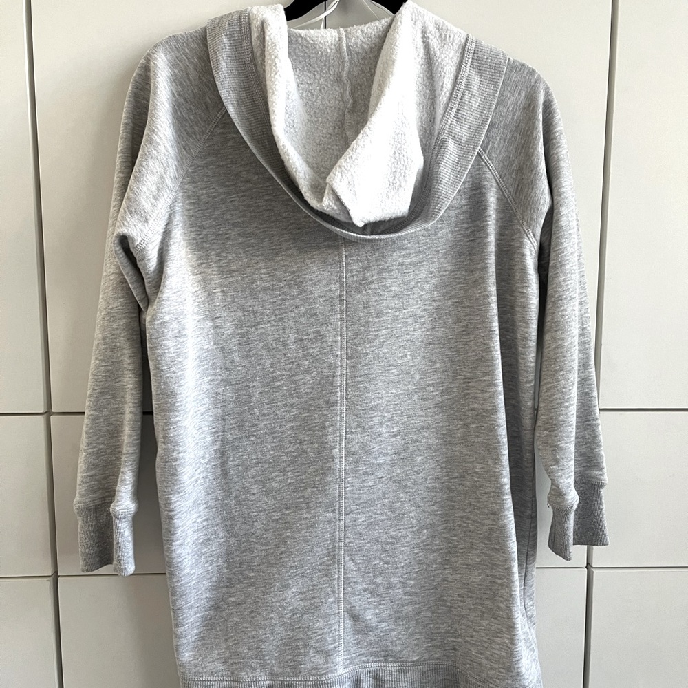 Olive and Oak Heather grey hooded sweater